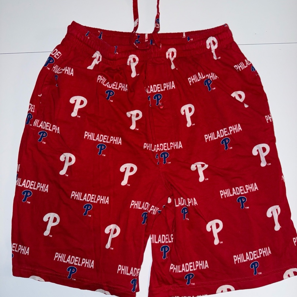 MLB Red Philadelphia Men's Shorts